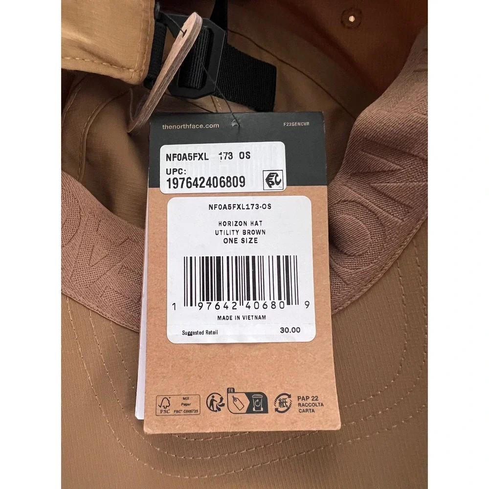 The North Face Horizon Hat Utility Brown Unisex Adjustable Cap unstructured  NEW